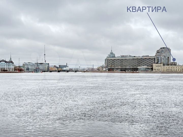 1-к. квартира, 46,6 м², 4/9 эт.