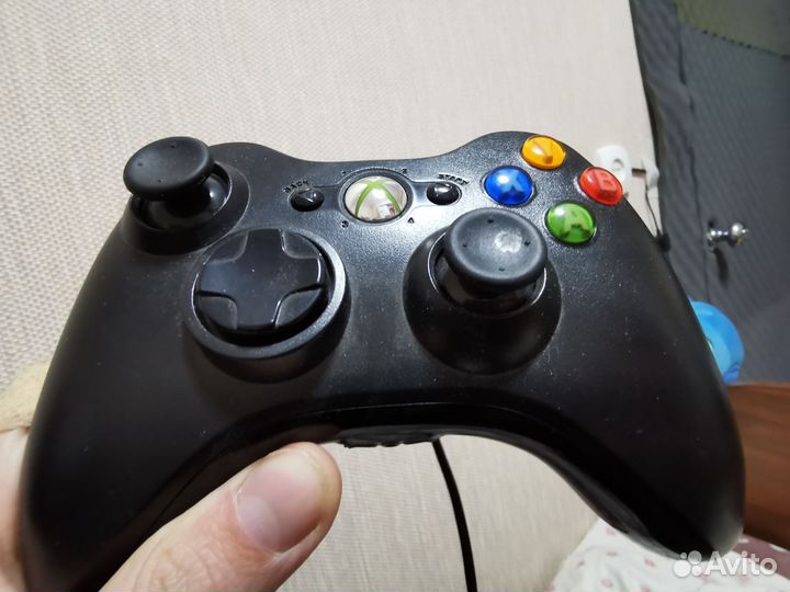 Джойстик xbox 360 проводной