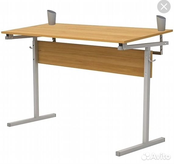 Стол парта 2 местная школьная стул