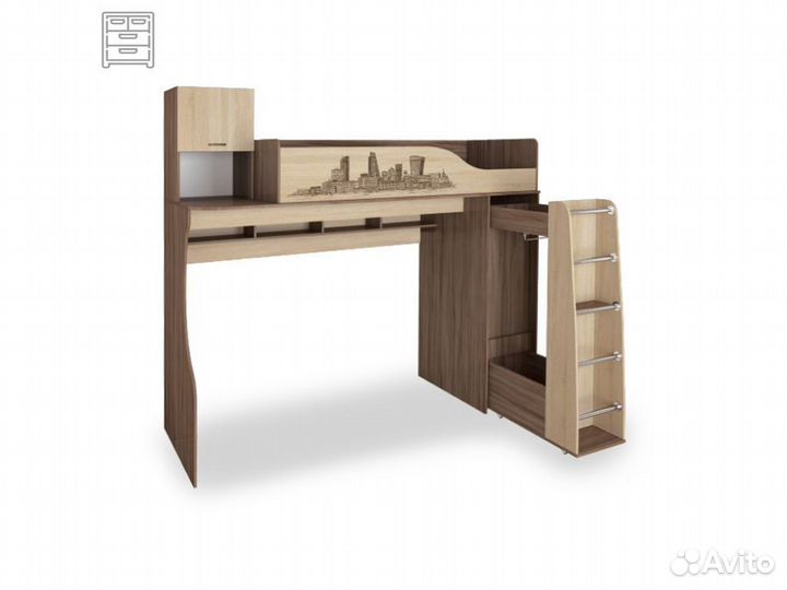 Детская кровать чердак