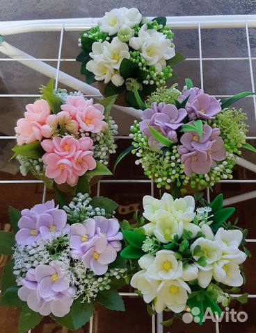 Подарочные букеты мыло ручной работы