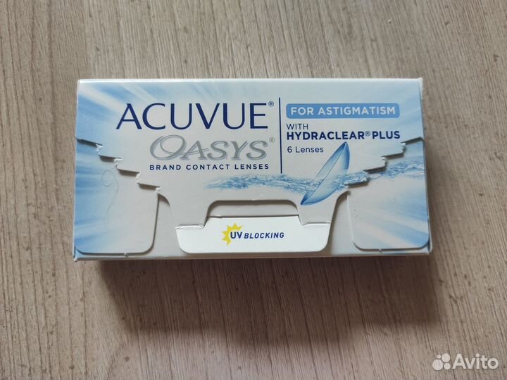 Линзы acuvue oasys for astigmatism