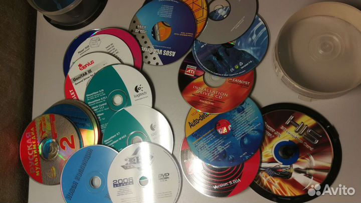 Cd диски драйверы программы установочные 60 шт