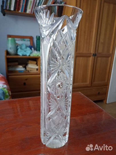Новая большая Хрустальная ваза