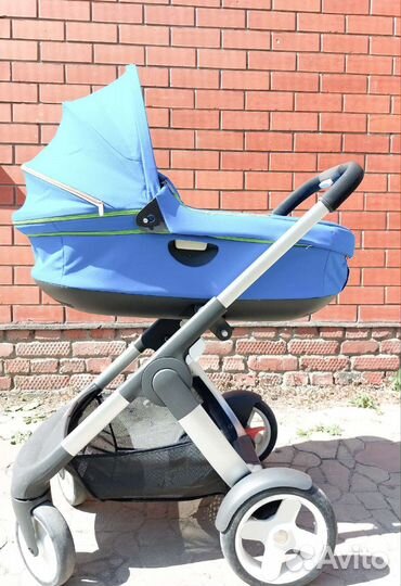 Коляска 3 в 1 Stokke Trailz с колёсами Terrain