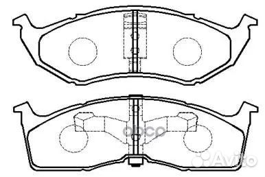Колодки тормозные дисковые chrysler: Neon HP941