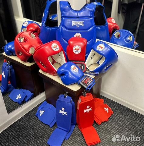 Экипировка для тайского бокса с лого сфтбр