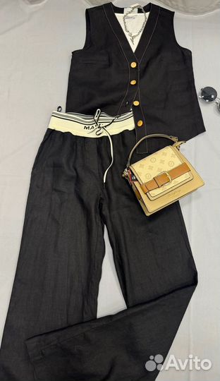 Брюки женские лен, хлопок