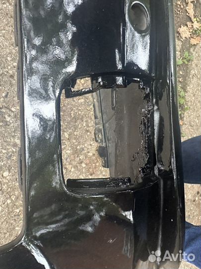 Передний бампер на porsche cayenne 3 sport