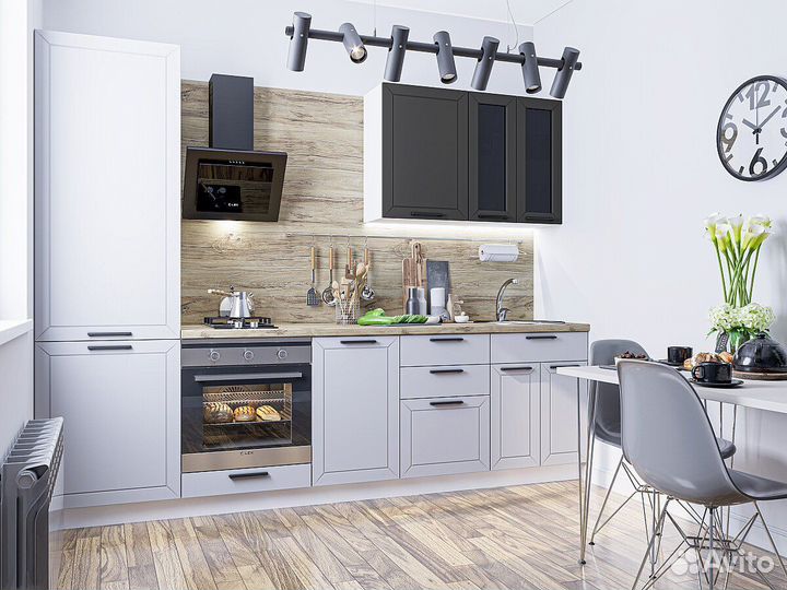 Кухня Глетчер-04 Маренго Силк-Гейнсборо Силк