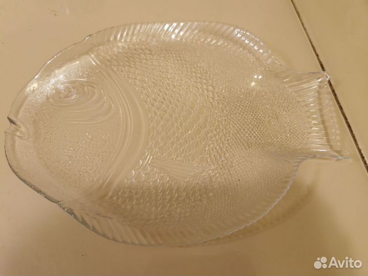 Тарелка сервировочная рыба