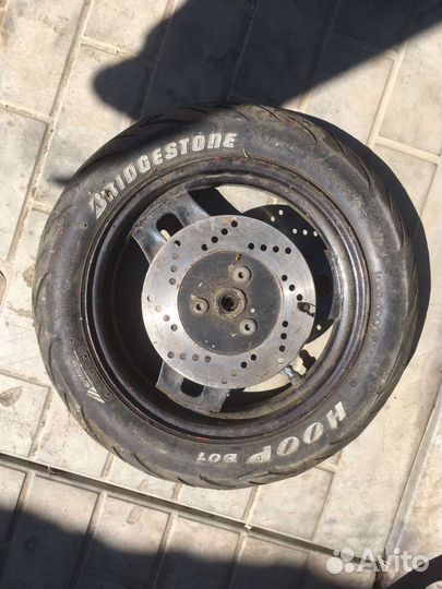 Колесо мопеда