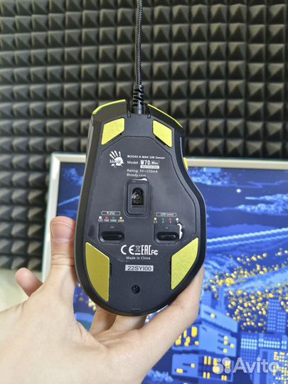 Игровая мышь bloody w70 max bloody punk