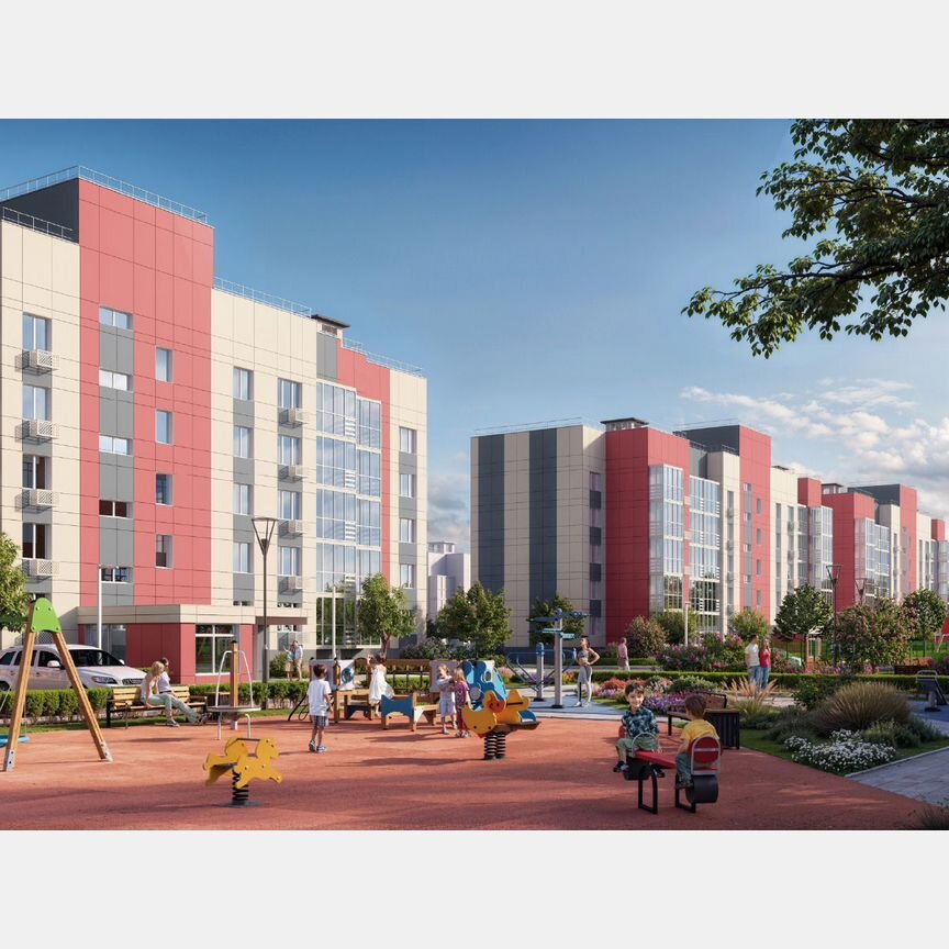 2-к. квартира, 54,3 м², 2/5 эт.