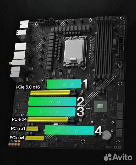 Maxsun iCraft Z790 wifi, DDR5 новая