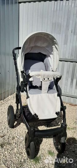 Коляска 2 в 1 эко кожа