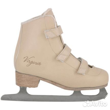 Фигурные коньки с мехом новые