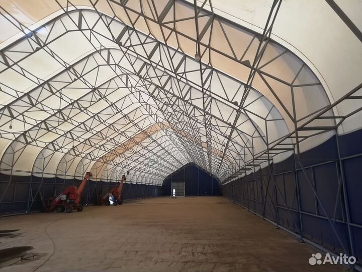 Каркас ангара Технотент 30х60 м. двускатная крыша