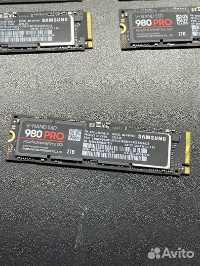 SSD M2 samsung 980 PRO 2TB новый OEM