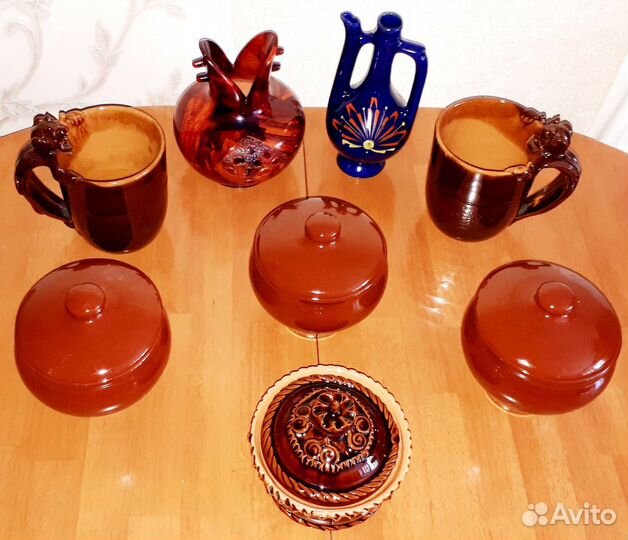 Дуршлаги, тарелки, сито,посуда из керамики