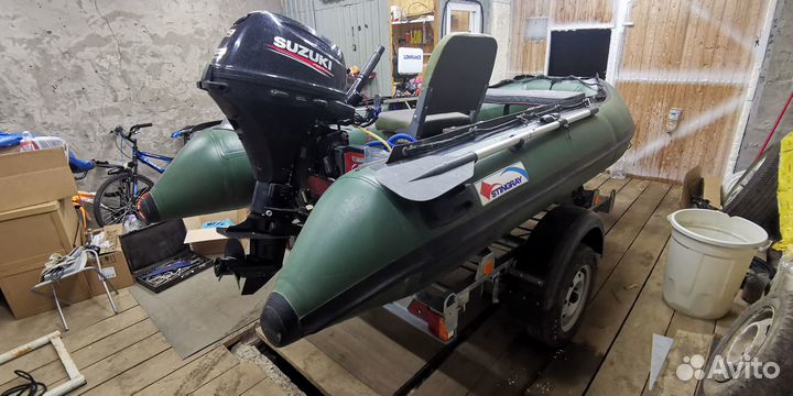 Stingray 320Al/Suzuki DF9.9BS/прицеп/эхолот