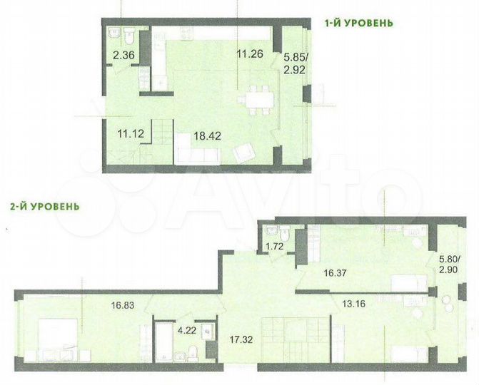 3-к. квартира, 125 м², 7/17 эт.