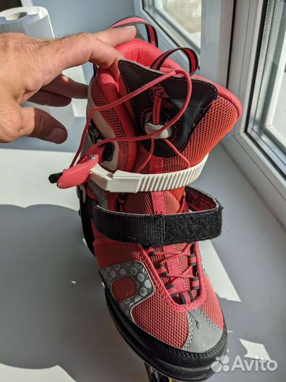 Роликовые коньки k2 размер регулируемый 35-40
