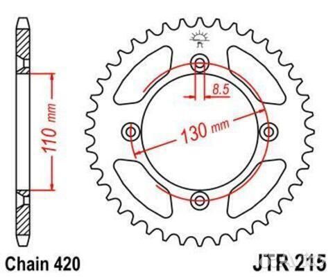 Звезда ведомая JTR215 55
