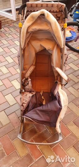 Детские санки (коляска) с колесами