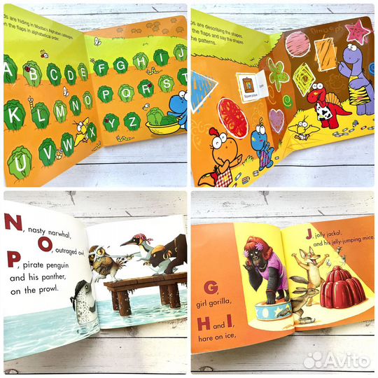 Детские книги на английском про алфавит