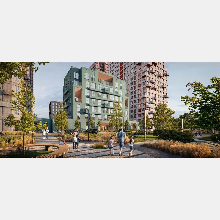 3-к. квартира, 67,5 м², 7/23 эт.