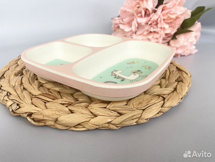 Тарелка детская секционная новая Kuchenland