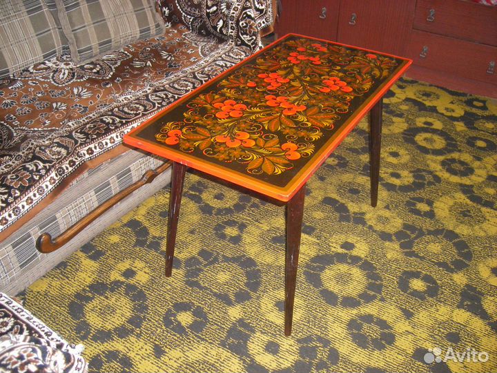 Журнальный столик хохлома