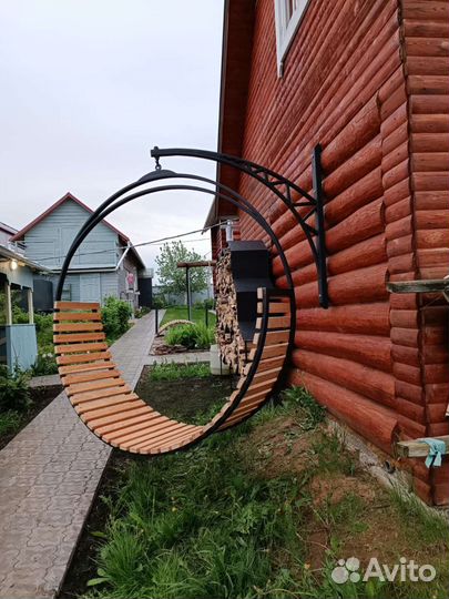 Садовые качели подвесные