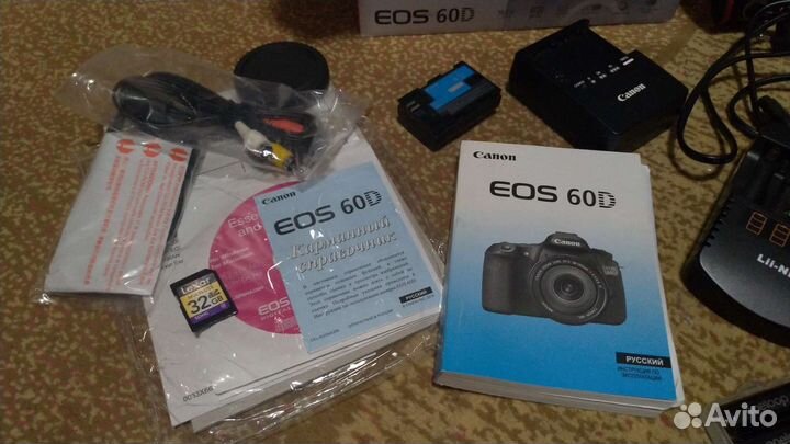 Зеркальный фотоаппарат canon 60d