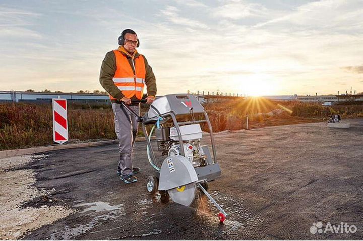 Аренда шов-нарезчиков асфальта, железо-бетона