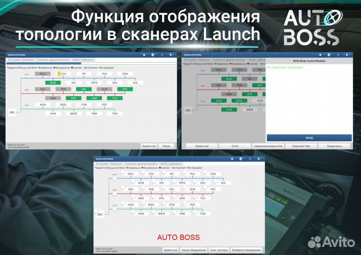 Launch x431 PAD 7 + автодата