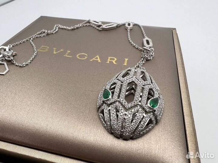 Bvlgari колье змея бриллианты