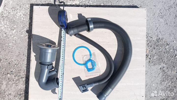 Сильфон для кухонной мойки новая