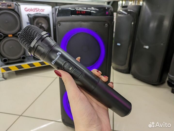 Колонка Eltronic 400в LED подсветка