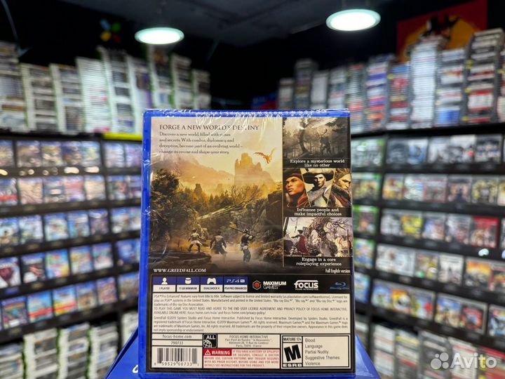 Игры для PS4: GreedFall