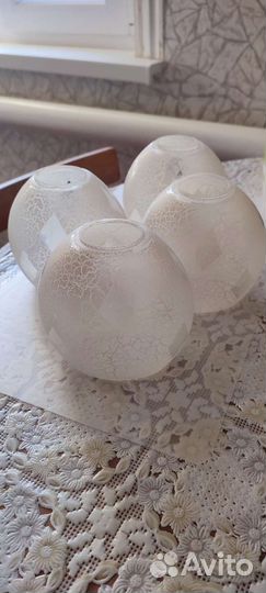 Плафоны для люстры е27 4шт