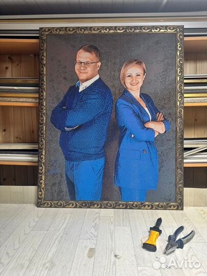 Алмазная мозаика (мозайка) по фото