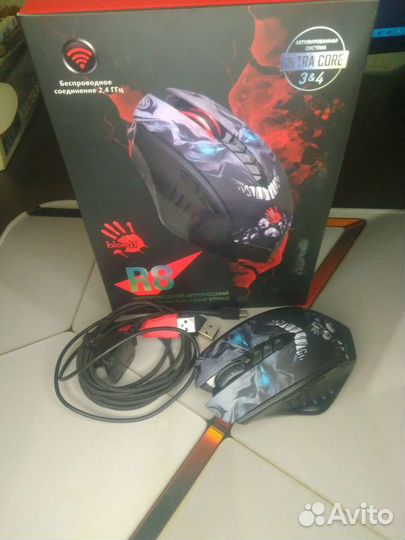 Игровая беспроводная мышь bloody r8
