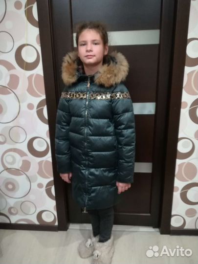 Пуховик для девочки 152