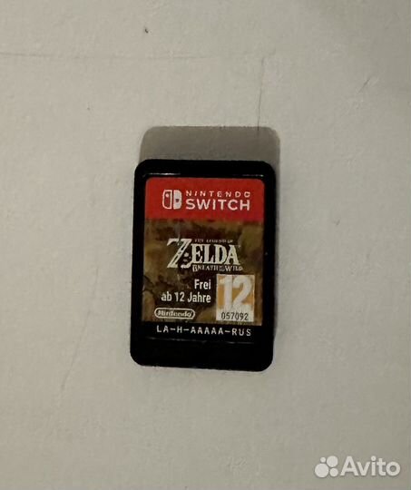 Картридж The legend of zelda. Breath of the wild