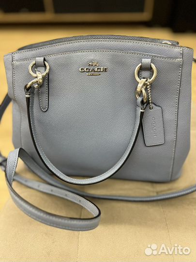 Сумка Coach женская натуральная кожа