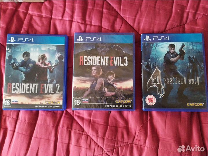 Коллекция Resident Evil ps4 8 игр