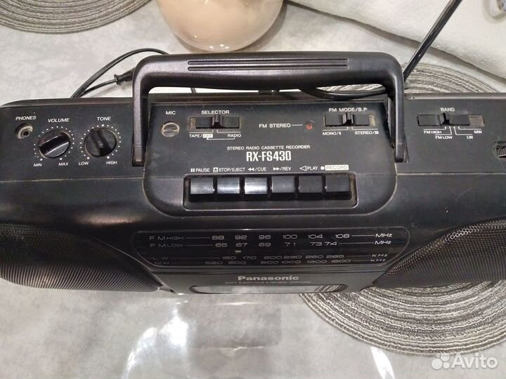 Магнитофон panasonic RX-FS430