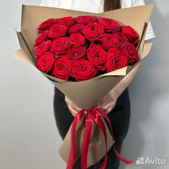 Красные розы букет цветов